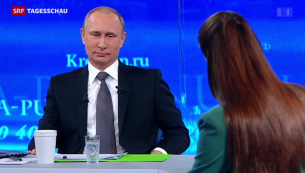 Video «Putins Show am Fernsehen» abspielen