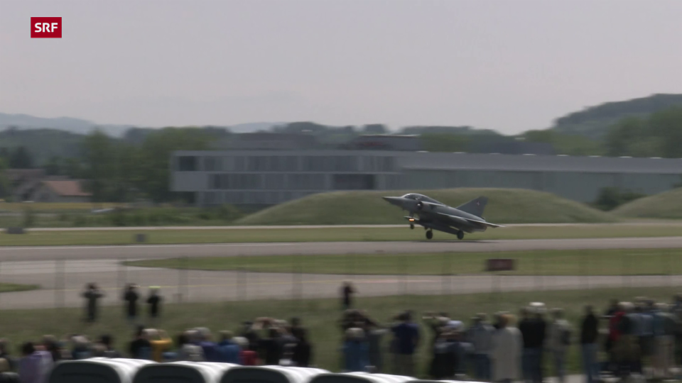 Mirage III hebt zum letzten Mal ab