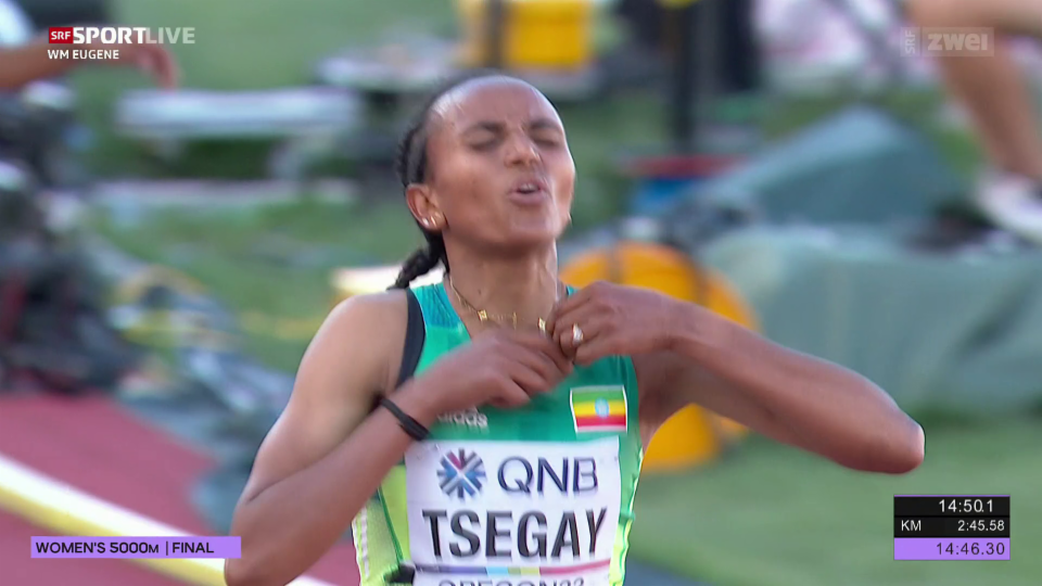5000 m Frauen: Die letzte Runde