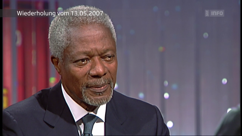 Hans Küng trifft Kofi Annan