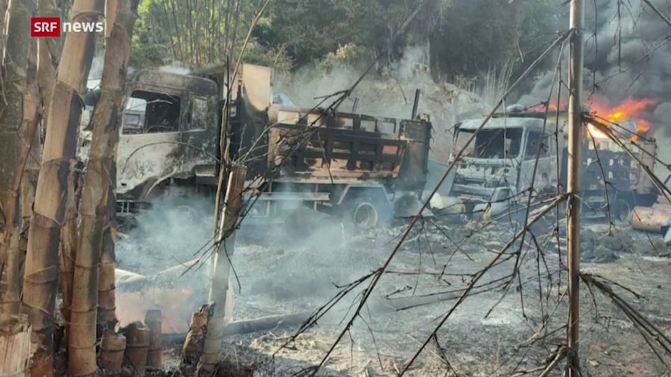 Verbrannte Leichenteile von 30 Menschen in Myanmar gefunden