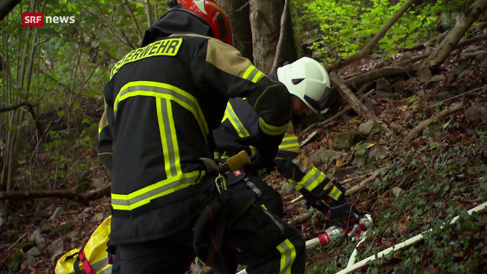 Archiv: Schweizer Feuerwehren rüsten sich für Waldbrände 
