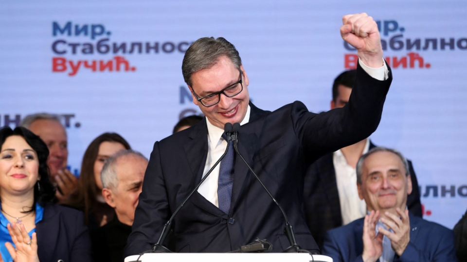 Vucic gewinnt die Präsidentschaftswahlen in Serbien
