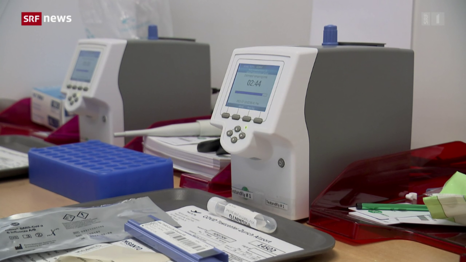 PCR-Tests sind in der Schweiz teurer