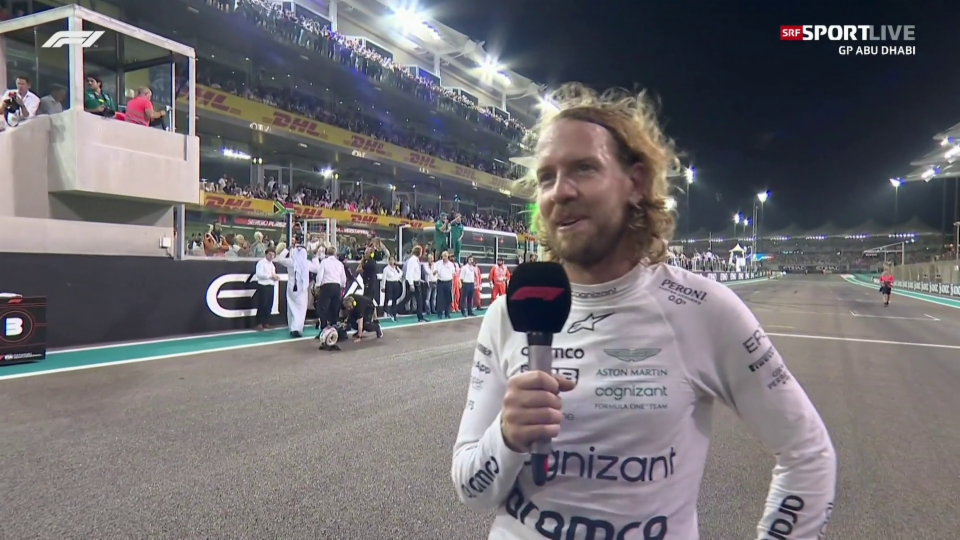 Vettel: «Es war eine sehr grosse Freude, Danke»