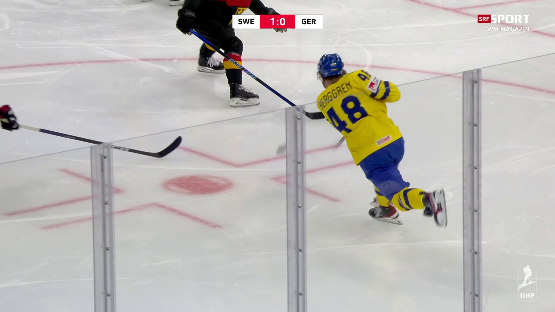 Eishockey-WM Highlights - Schweden mit Minisieg gegen Deutschland