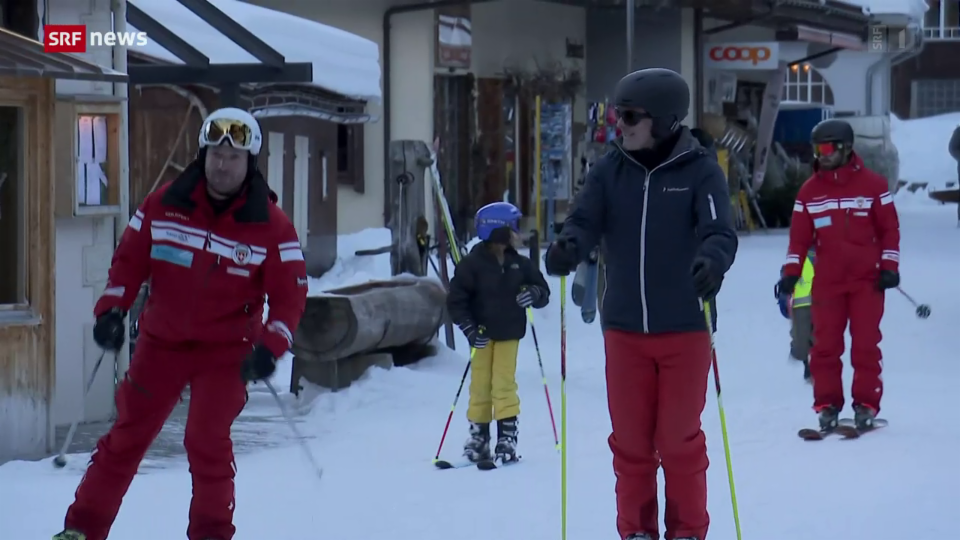 Britische Touristen weichen in Schweizer Skigebiete aus