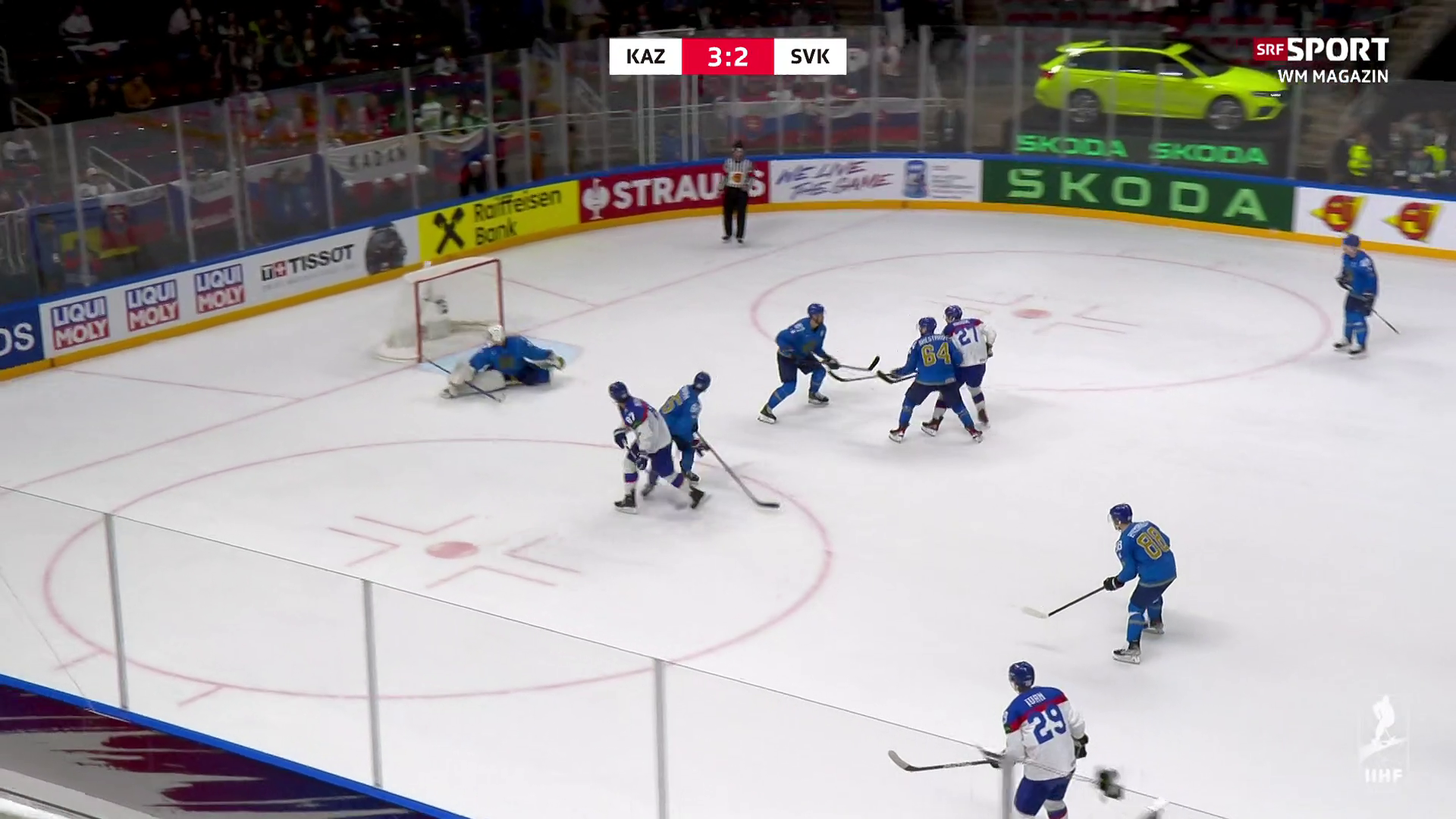Eishockey-WM Highlights - Kasachstan düpiert die Slowakei nach Penaltyschiessen