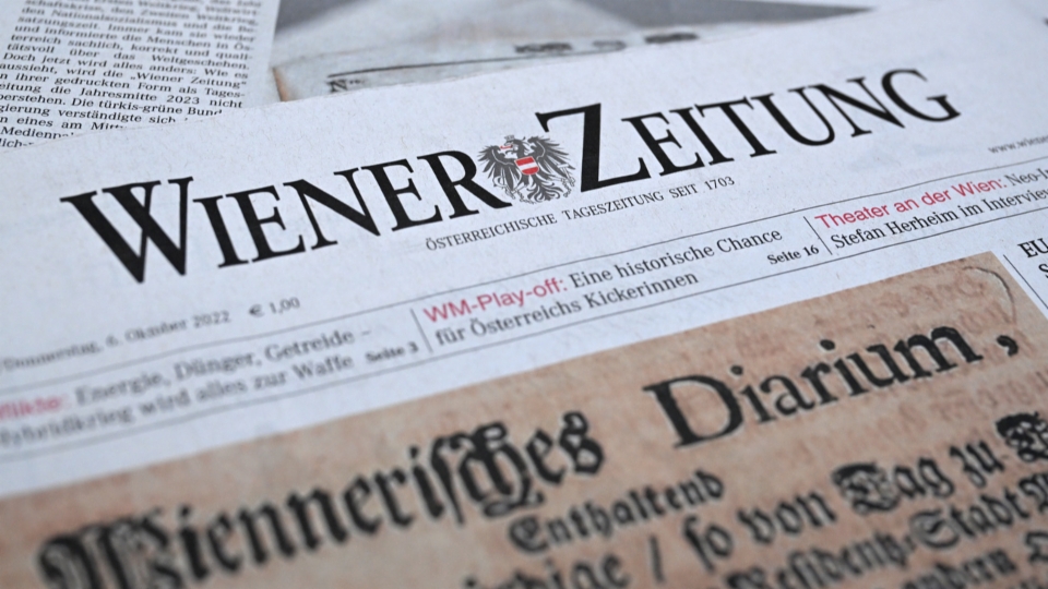 Steht die «Wiener Zeitung» vor dem Aus?