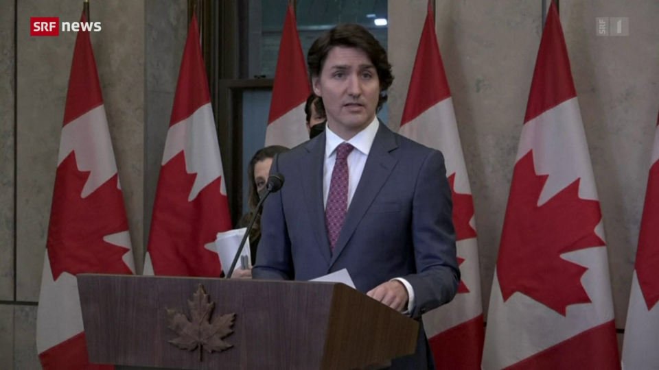 Premierminister von Kanada verhängt nationalen Notstand