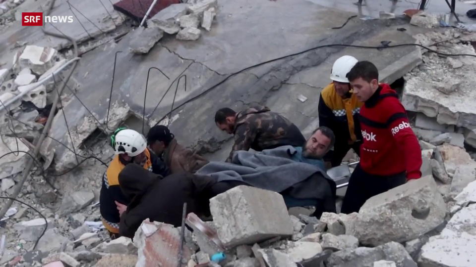 Nach dem Erdbeben ist die Lage in Syrien unübersichtlich  