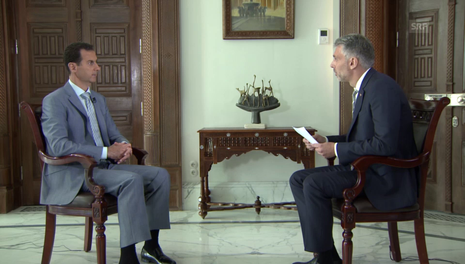 Syriens Machthaber Assad im Interview (Ausschnitt)