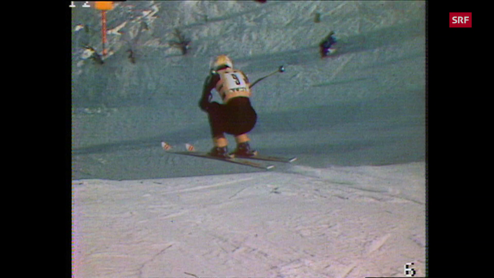 Mittermaier en la cursa rapida olimpica 1976.