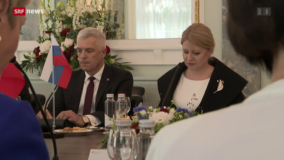 Slowakische Präsidentin Caputova auf Besuch in Bern