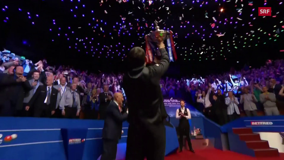 Die besten Szenen des Finals an der Snooker-WM