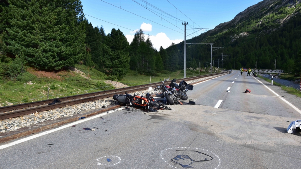 Der Berninapass war wegen des Unfalls gesperrt