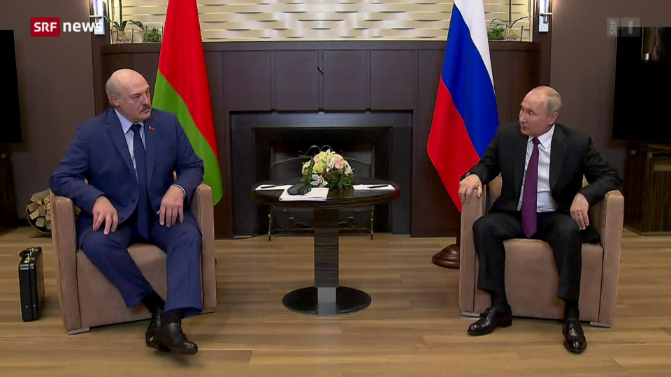 Archiv: Putin und Lukaschenko demonstrieren Einigkeit