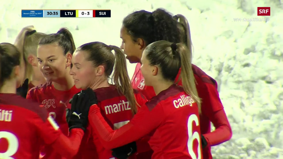 Alle 7 Tore des Schweizer Frauen-Nationalteams