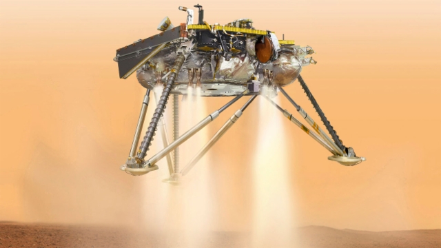 Erst temporeich, dann gant gemächlich: «InSIght» landet auf dem Mars