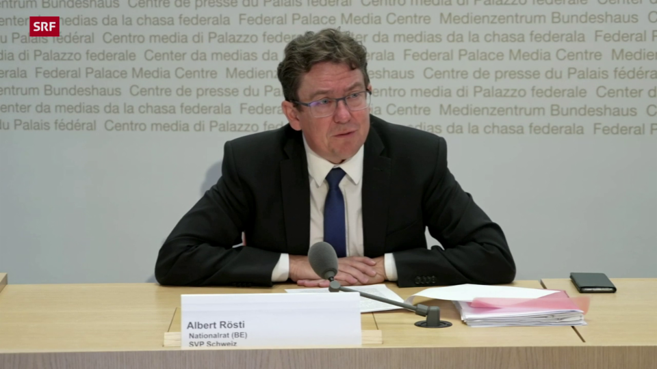 Albert Rösti: «Arbeitsbedingungen werden sich durch den Gegenvorschlag indirekt verbessern»