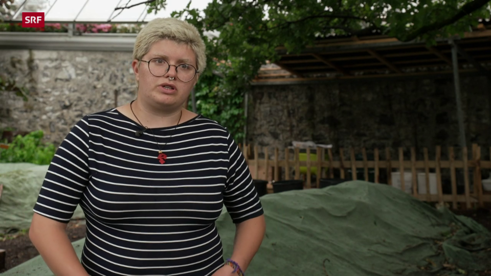 Carina Degen, Lehrling Gartenbauschule Hünibach: «Komposter sind wie Haustiere, man trägt Verantwortung.»