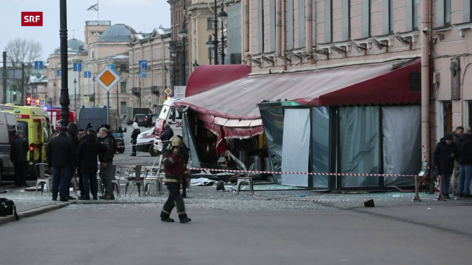 Explosion in St. Petersburg tötet Kriegsjournalisten
