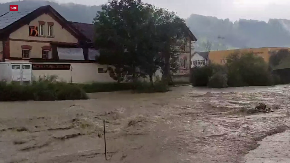 Überschwemmungen in Appenzell (SRF/Christian Masina)