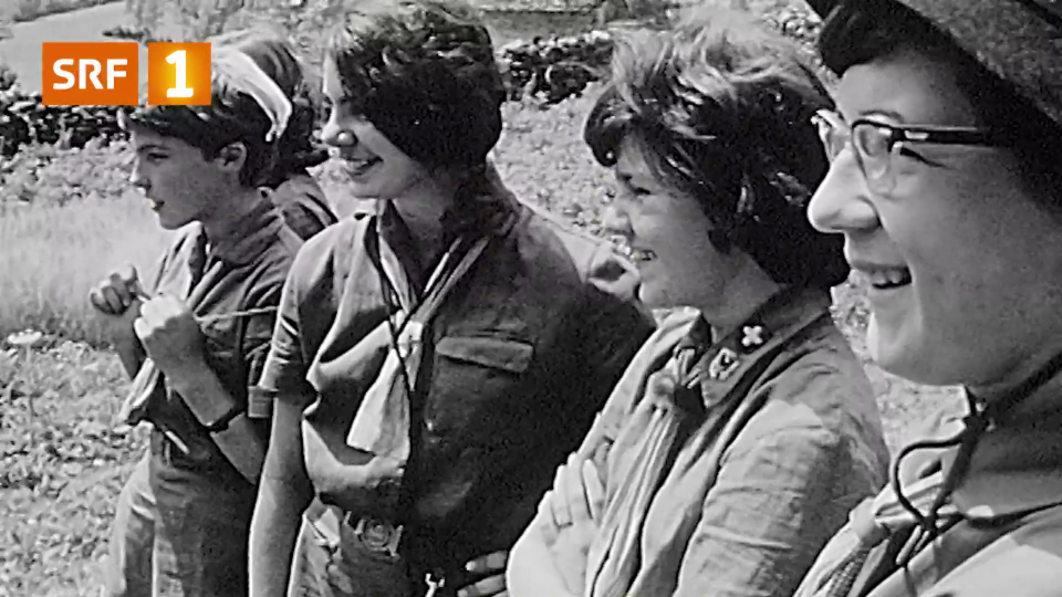 Fernsehbeitrag über Pfadfinderinnen-Lager im Calancatal (1962)