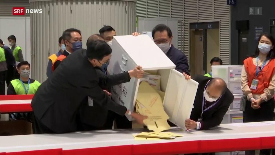Historisch tiefe Wahlbeteiligung in Hongkong