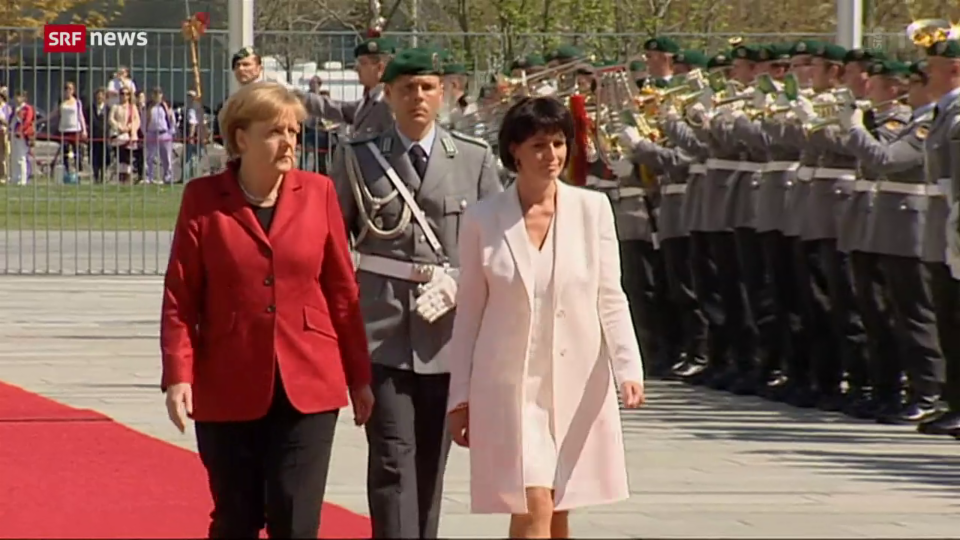Angela Merkel tritt ab: Doris Leuthard blickt zurück