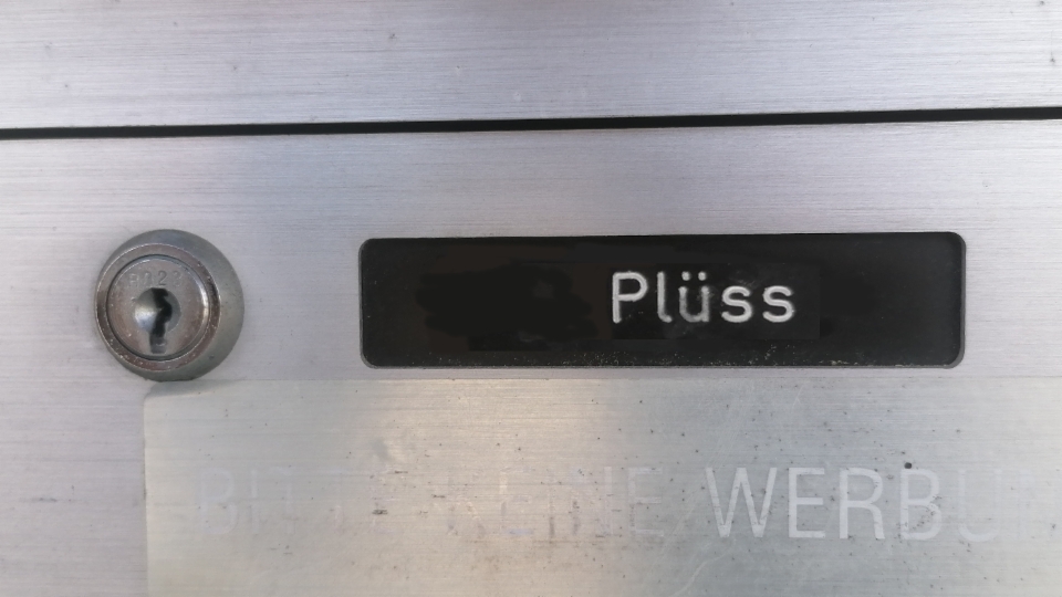 Der Nachname Plüss hiess ursprünglich Pluss.