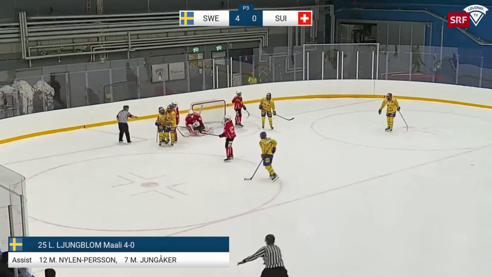Archiv: Die Schweiz unterliegt Schweden am letzten Turnier 0:5