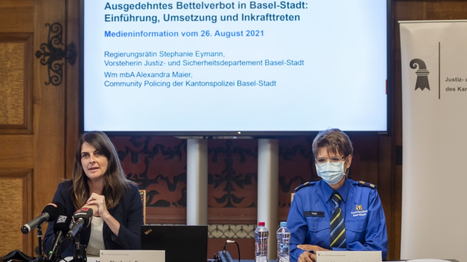 Basler Behörden informieren über die Wiedereinführung eines Bettelverbots
