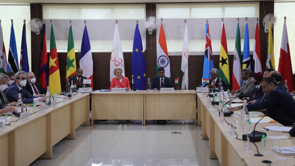 EU-Kommissionspräsidentin Ursula von der Leyen besucht Indien