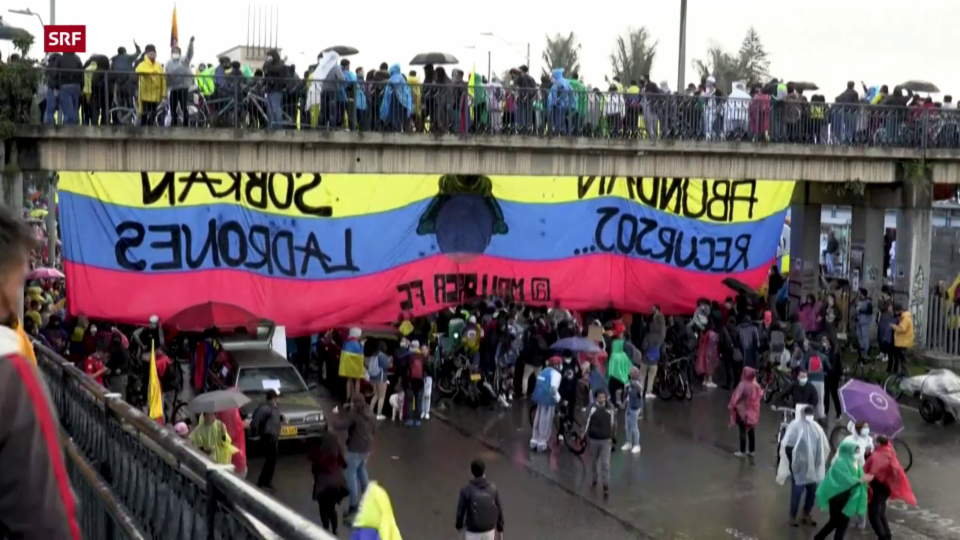 Aus dem Archiv: Tote bei Demonstrationen in Kolumbien
