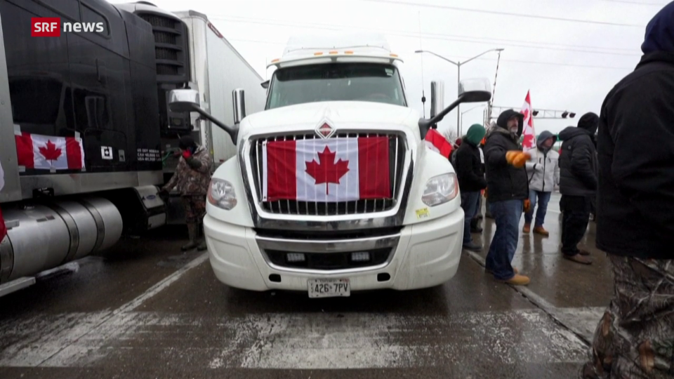 Trucker-Proteste in Kanada finden Nachahmer
