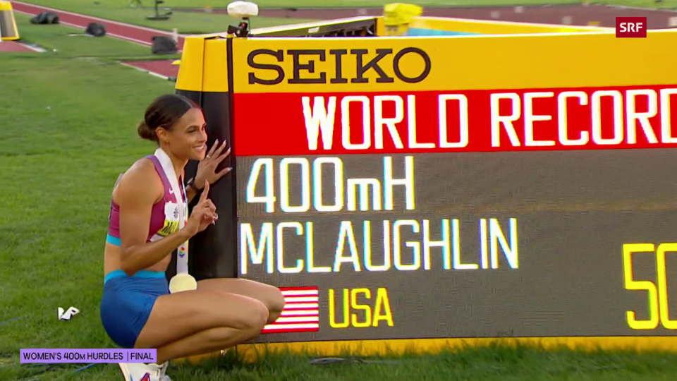 Zusammenfassung 400 m Hürden mit McLaughlins Weltrekordzeit
