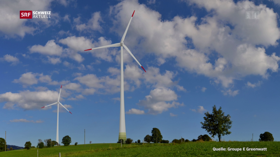 Aus dem Archiv: Abstimmung über einen Windpark im Berner Jura