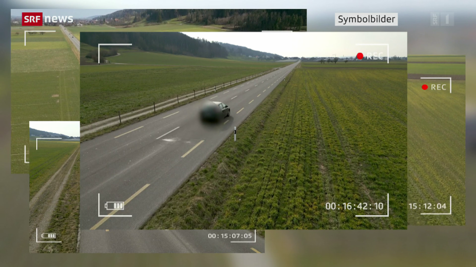 Drohnen filmen Raser im Kanton Thurgau 