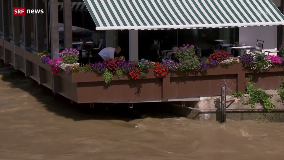 Aus dem Archiv: Hochwasser in der Schweiz