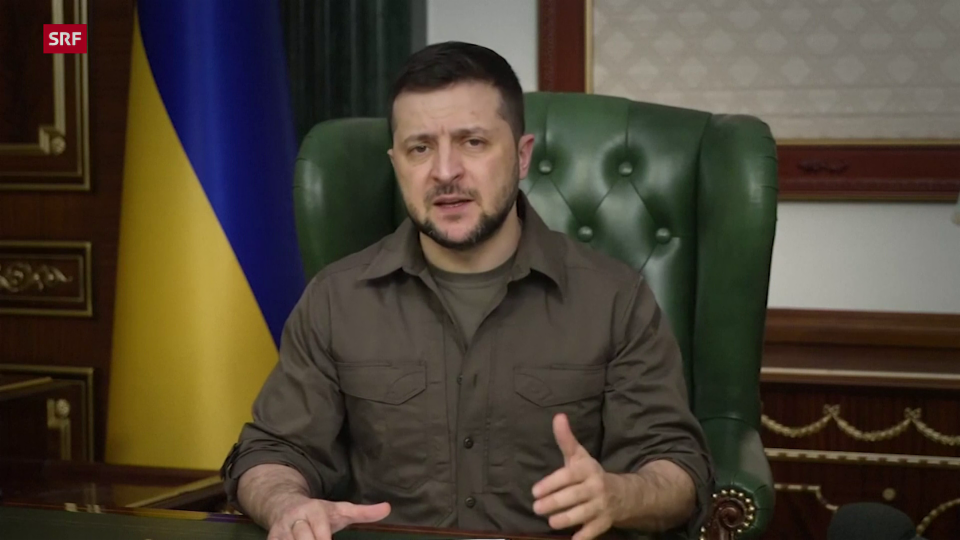 Il president ucranais Wolodomir Selenski motivescha a resistenza