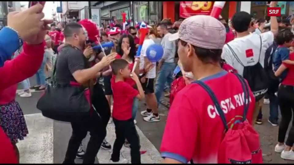 Die «Ticos» feiern auf den Strassen Costa Ricas die WM-Teilnahme