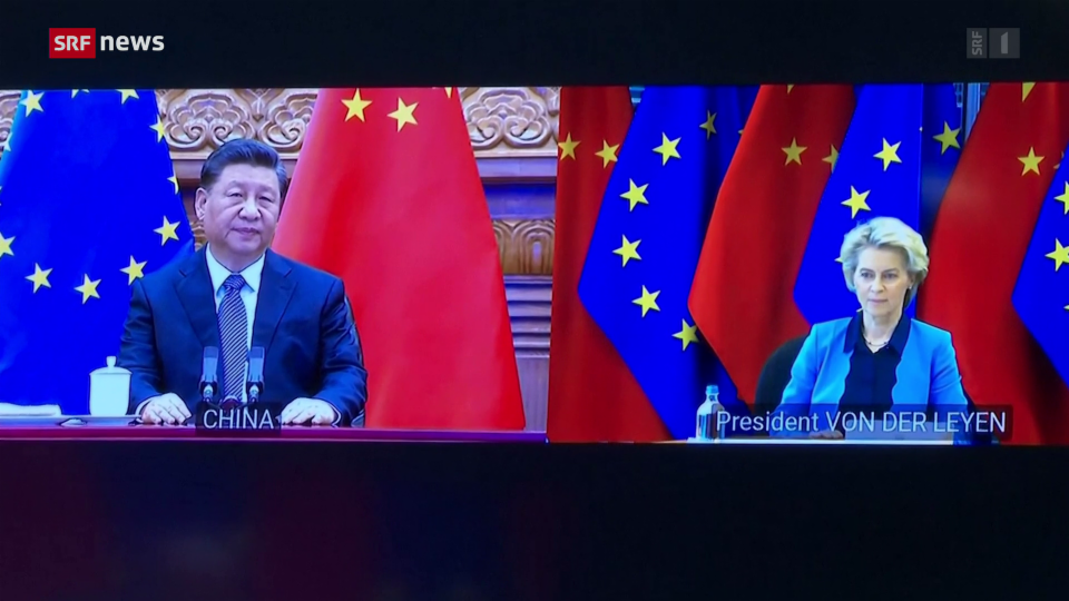 Virtuelles Gipfeltreffen zwischen der EU und China