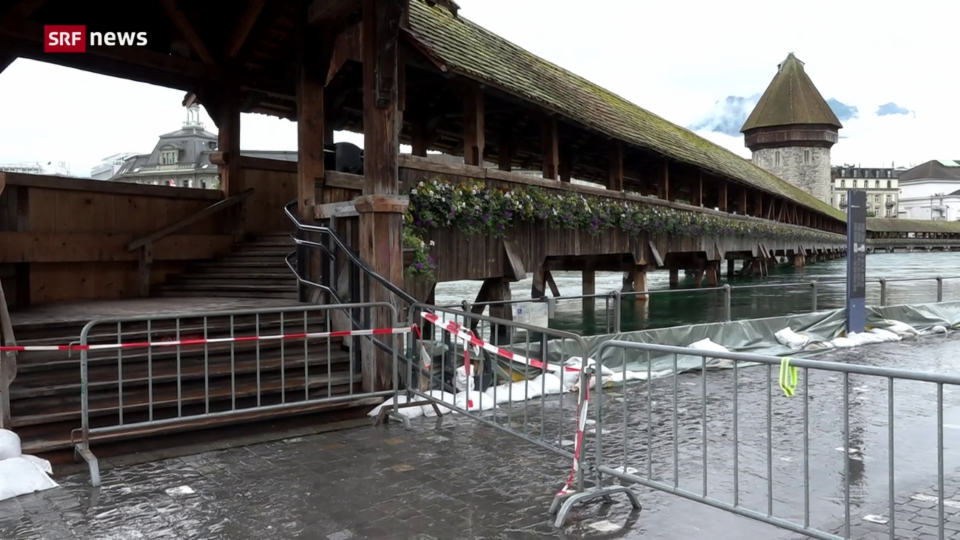 Hochwasserlage in der Schweiz bleibt angespannt
