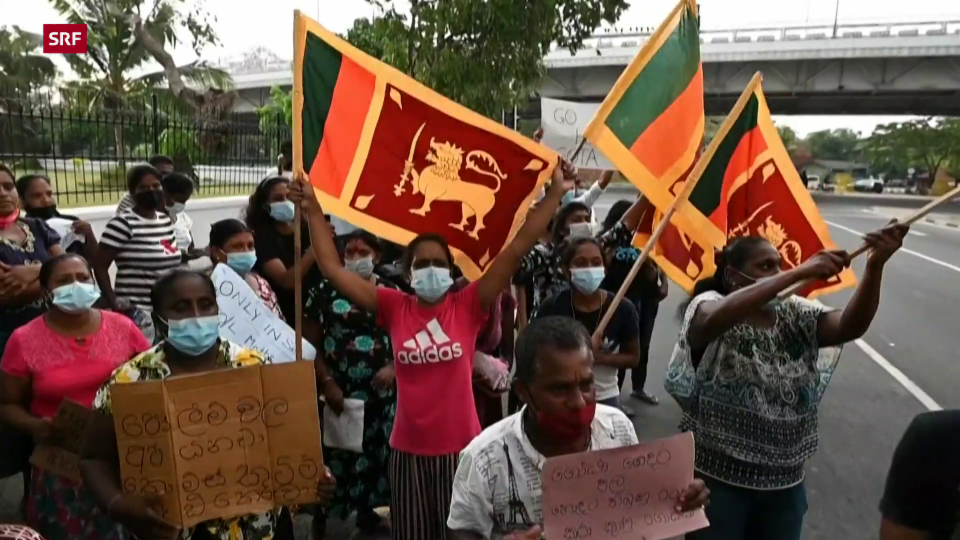 Bevölkerung in Sri Lanka protestiert gegen Überschuldung