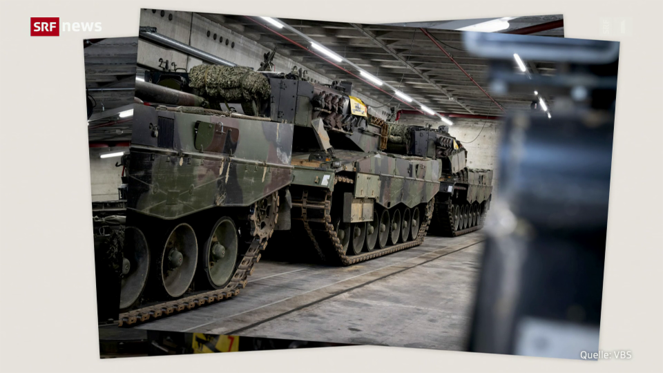 Bundesrat befürwortet Ausserdienststellung von 25 Leopard-Panzern