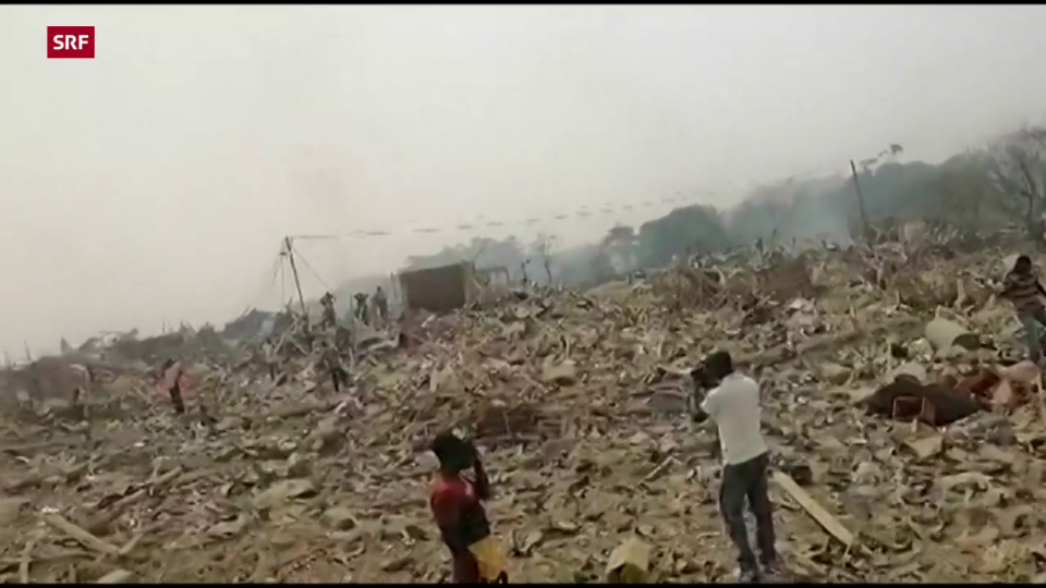 Heftige Explosion in Ghana