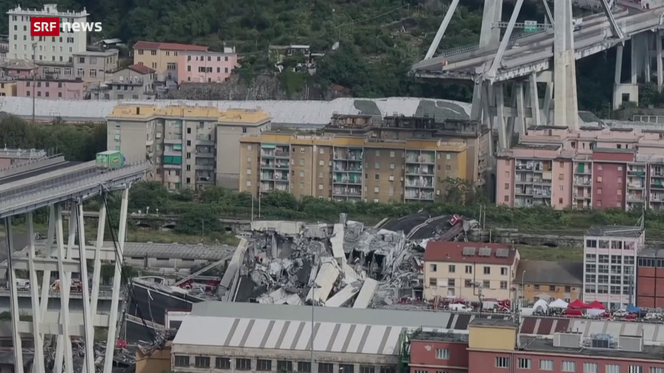 Auftakt zum Prozess zum Einsturz der Morandi-Brücke in Italien 