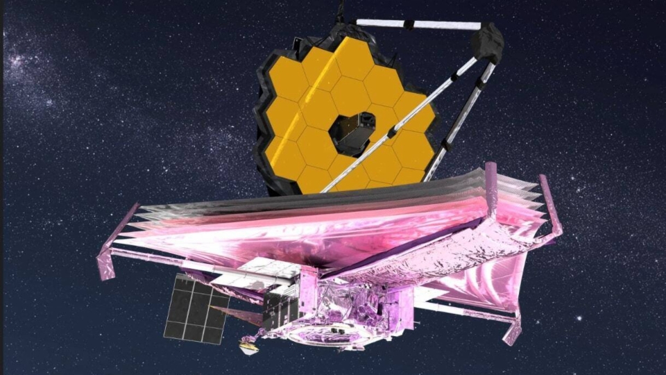 Das James-Webb-Teleskop kommt an
