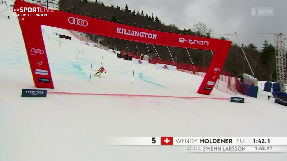 Wendy Holdener va per l'emprima victoria da slalom
